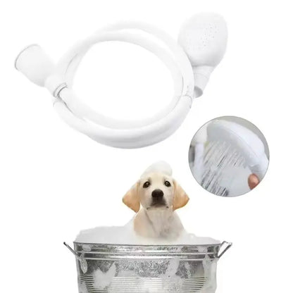 Pet Shower Head 1.3M Portable Sink Hose, Compatible with Various Faucets, Pet Cleaning and Grooming Tool, Paw Washer, Essential Pet Care Supplies